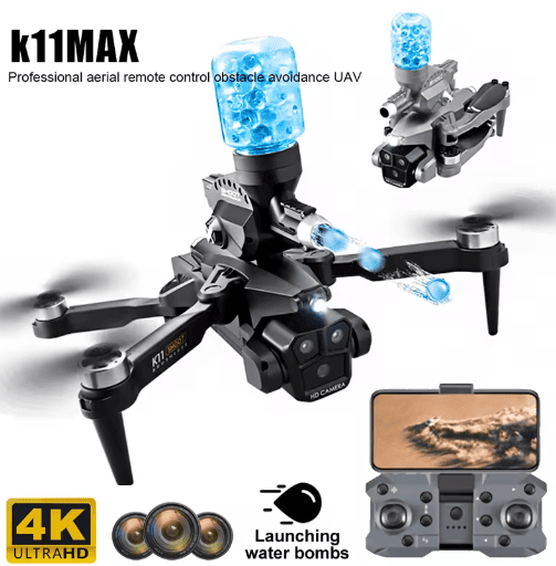 Drone K11 Max El drone 2 en 1 definitivo con lanzador de bolas hidrogel®